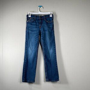Ariat B5 SLIM Straight Denim Jeans Kids Boy's 10 Blue Casual Pants